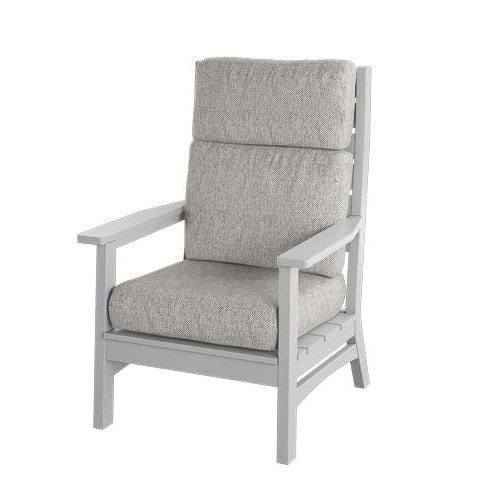 Amish Coastal High Back Poly Chair