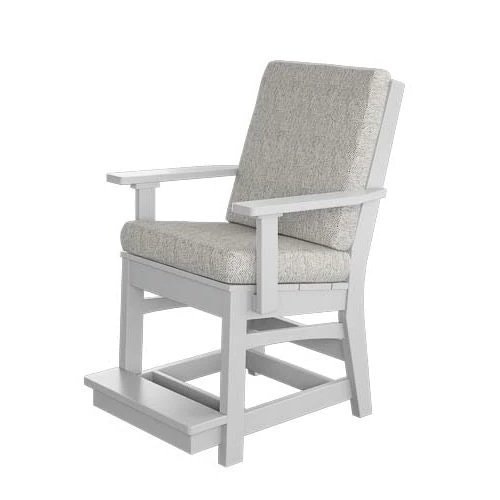 Amish Coastal Deep Seat Poly Balcony Chair Cushions Included