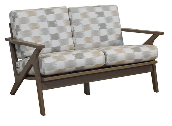 Amish Made Marilyn Mid-Century Poly Modern Outdoor Loveseat