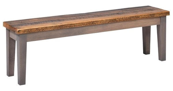 Amish Stonehouse Custom Size Barnwood Dining Bench