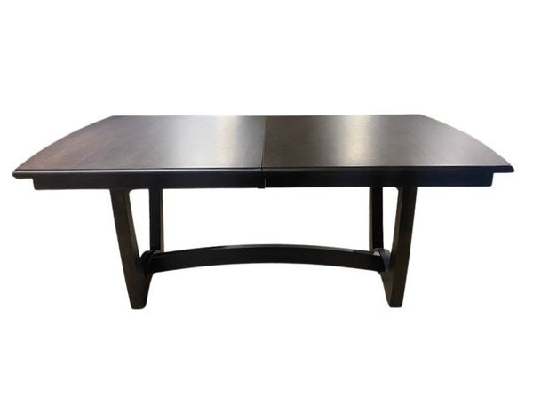 Outlet Furniture: Solid Hard Maple Wood Bixby Trestle Dining Table In-Stock