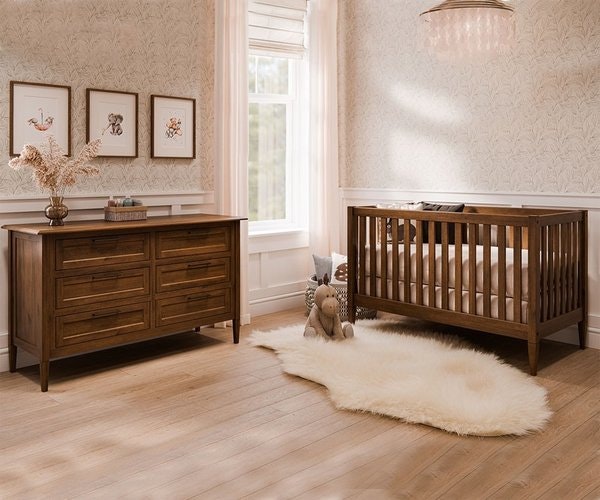Amish Sabella 2-Piece Set Includes Crib & Dresser