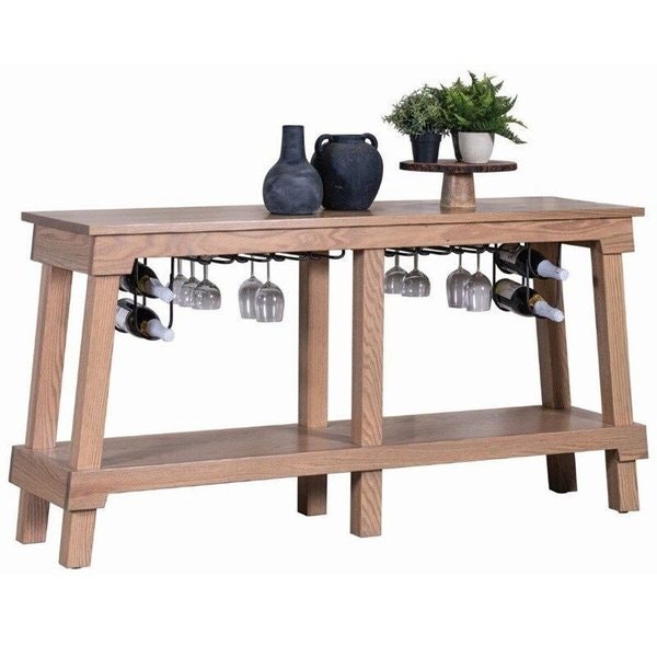 Amish Modern Farmhouse Open Console Table - Quick Ship