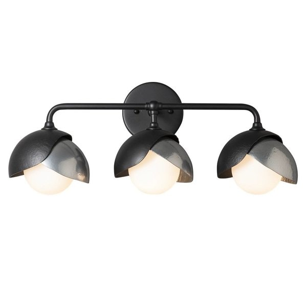 Hubbardton Forge Brooklyn 3-Light Double Shade Bathroom Sconce