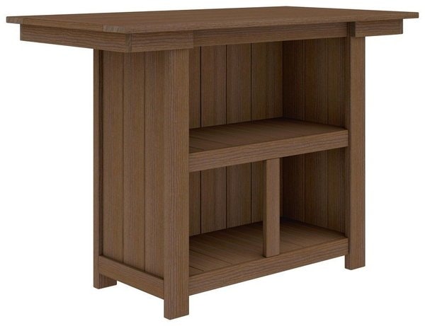 Amish Elite Poly Outdoor Bar Island - 33" x 60"