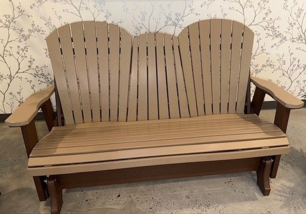 Amish Classic Adirondack 5' Poly Glider In-Stock and Ready to Ship