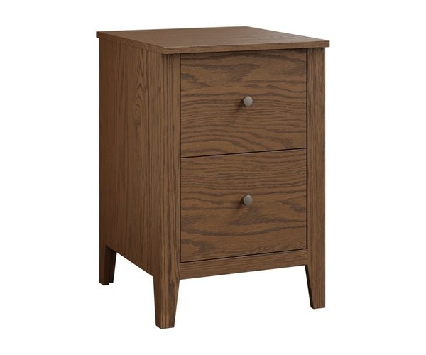 Amish Heartland Oak Wood 2-Drawer File Cabinet - Quick Ship