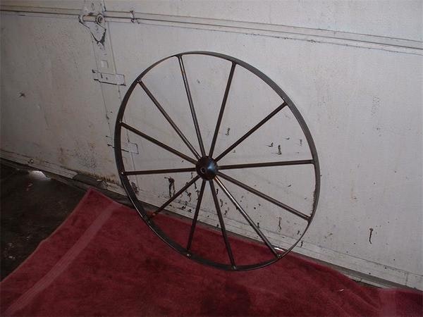 Amish Metal Buggy Wheel - 30" Diameter