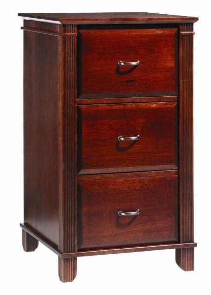 Amish Arlington Executive 3 Drawer File Cabinet