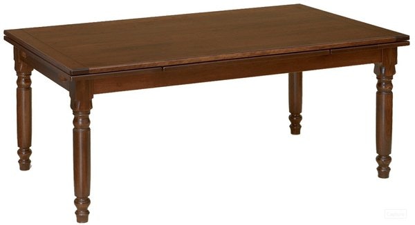 Amish Larimore Solid Wood Leg Dining Table