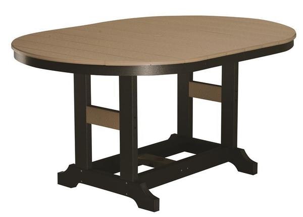 Berlin Gardens 44" x 64" Oblong Garden Classic Poly Dining Table