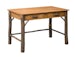 Lincoln Hickory Wood Desk with Two Drawers