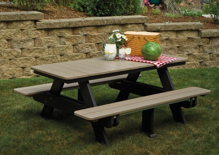 Berlin Gardens Classic Poly Picnic Table from DutchCrafters Amish