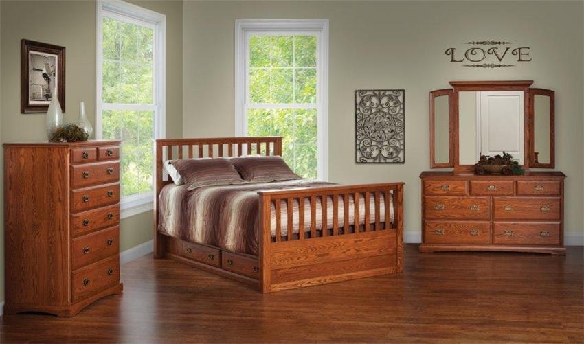 Mission Style Beds From DutchCrafters Amish Furniture