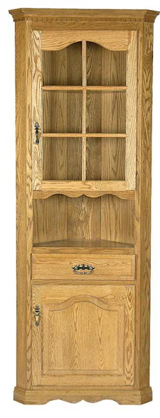 Corner Hutches | Solid Wood Amish Corner Cabinets & China Hutches