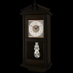 Amish Rope‑Style Wall Clock | Solid Wood Quartz Chiming Clock