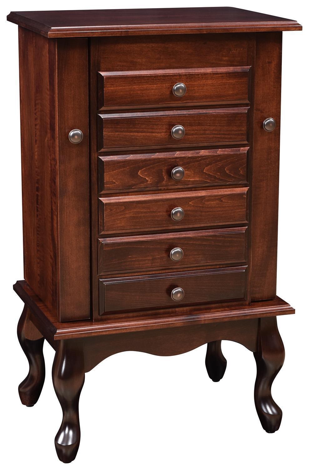 Oxford Wood Jewelry Armoire from DutchCrafters Amish Furniture
