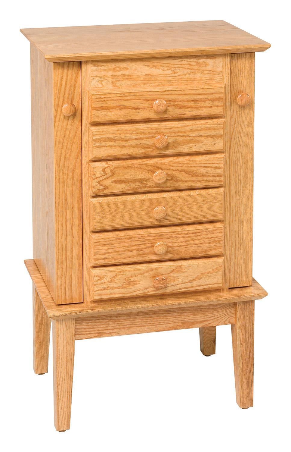 Lachine Shaker Jewelry Armoire from DutchCrafters Amish Furniture