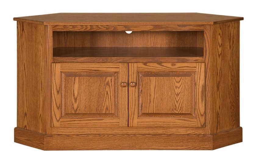 Shaker Style TV Stand with DVD Box from DutchCrafters Amish Furniture