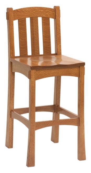 Salisbury Mission Bar Stool From DutchCrafters Amish Furniture