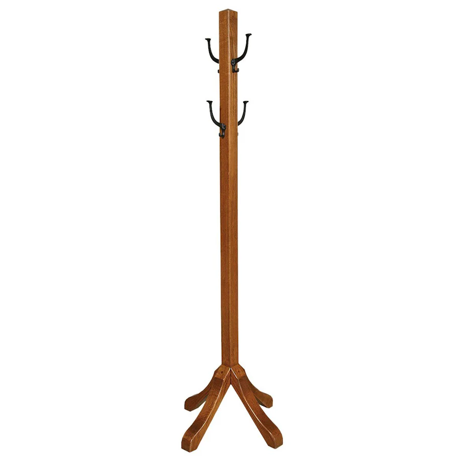 Standing Wood Mission Coat Rack from DutchCrafters Amish Furniture