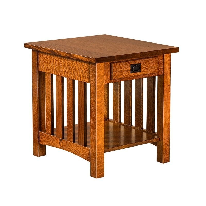 Classic Mission End Table with Drawer from DutchCrafters
