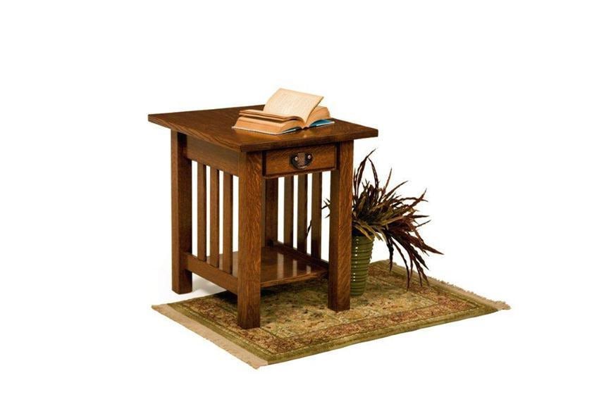 Classic Mission End Table with Drawer from DutchCrafters
