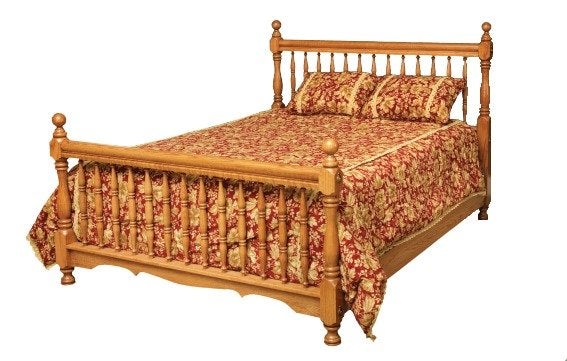 American Heritage Spindle Bed From Dutchcrafters Amish Furniture 