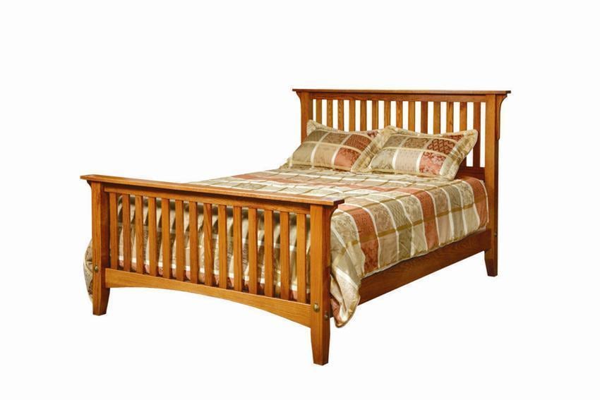 American Heritage Amish Made Mission Bed from DutchCrafters Amish