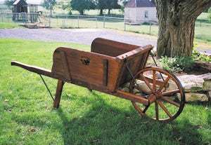 Large Premium Wheelbarrow by Dutchcrafters Amish Furniture