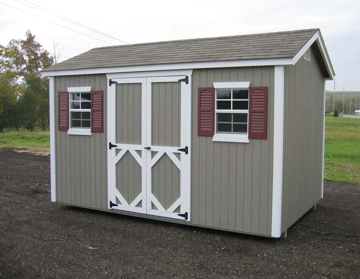 Wood Value DIY Prefab Shed Kit from DutchCrafters Amish