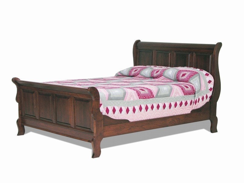 Karl Sleigh Bed From DutchCrafters Amish Furniture