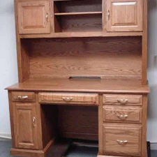 Solid Wood Traditional Computer Desk from DutchCrafters Amish