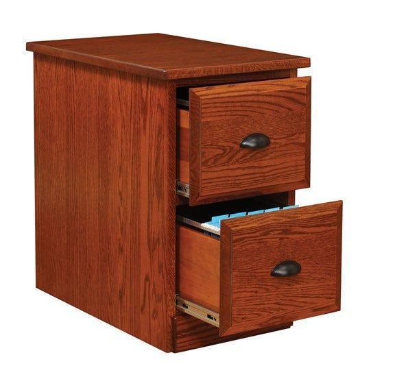 Two Drawer Vertical File from DutchCrafters Amish Furniture
