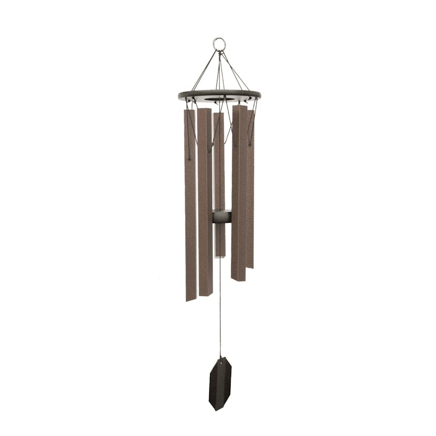 Bronze Ocean Breeze 36" Wind Chime from DutchCrafters Amish Furniture