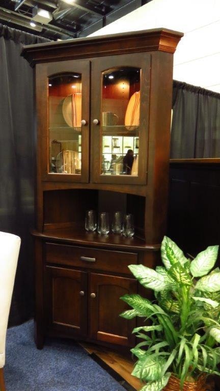 Watford Corner Dining Hutch From DutchCrafters Amish Furniture