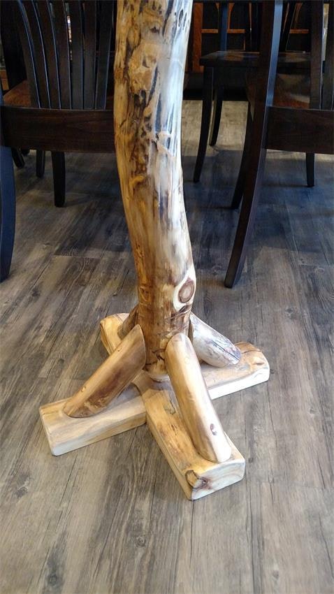 Amish Rustic Log Hall Tree | Handcrafted Entryway Coat Rack