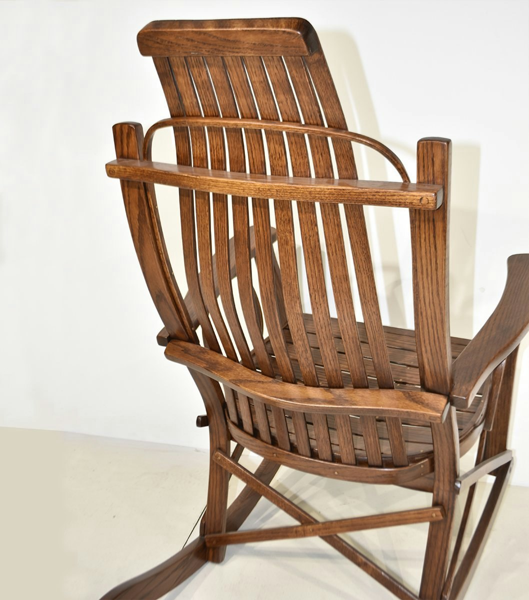 Apopka Flat Arm Rocking Chair From DutchCrafters Amish Furniture Store