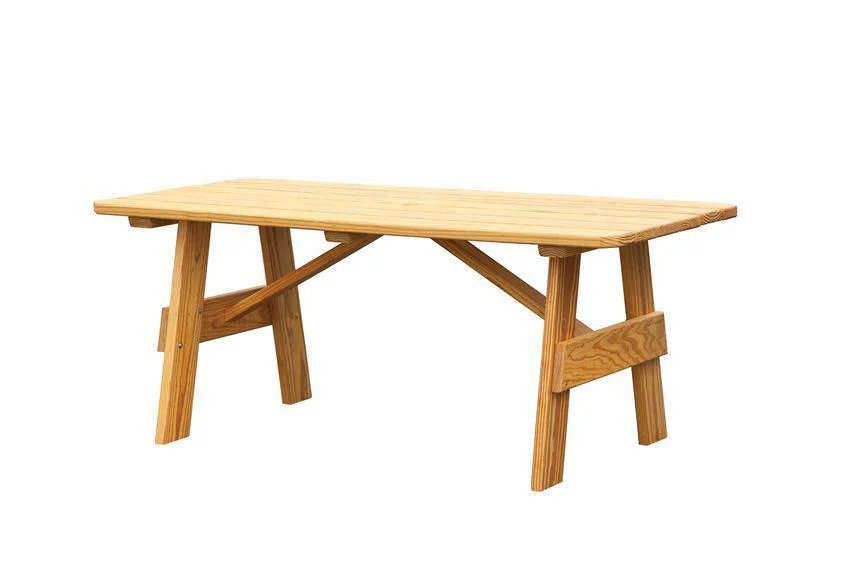 Outdoor Pine Picnic Table from DutchCrafters Amish Furniture