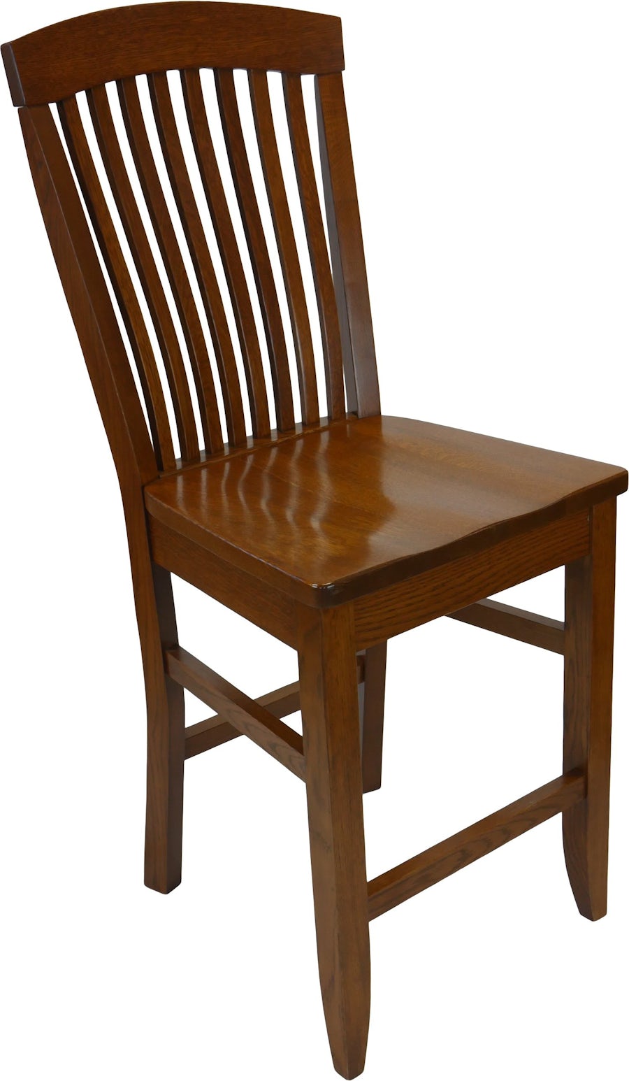 Empire Solid Wood Bar Stool from DutchCrafters Amish Furniture