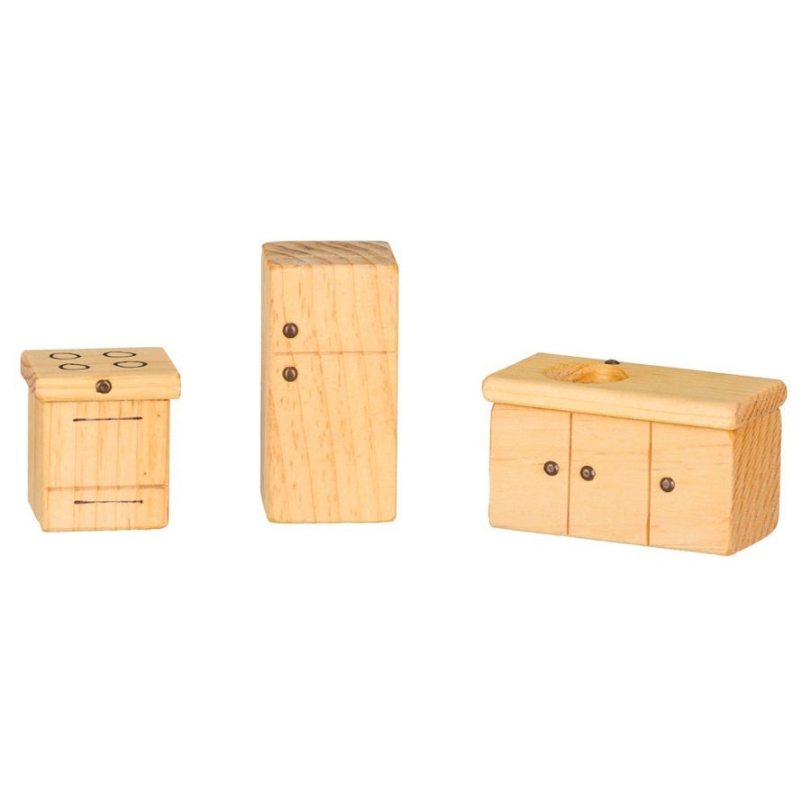 Amish Wooden Doll House Kitchen Furniture from DutchCrafters Amish