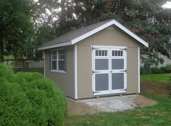 Homestead Storage Shed Kit by Dutchcrafters Amish Furniture