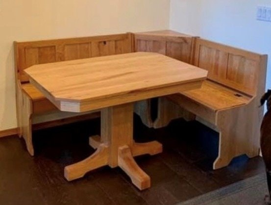Mission Breakfast Nook Set from DutchCrafters Amish Furniture