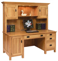 Amish Solid Wood Computer Desks by DutchCrafters Amish Furniture