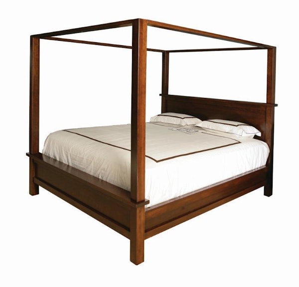 Amish Santa Rosa Canopy Bed from DutchCrafters Amish Furniture