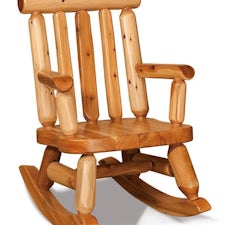 Amish Rustic Bear Rocker Set | Papa, Mama & Baby Bear Chairs