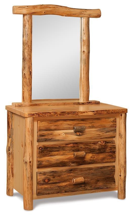 Small Rustic Log Dresser from DutchCrafters Amish Furniture
