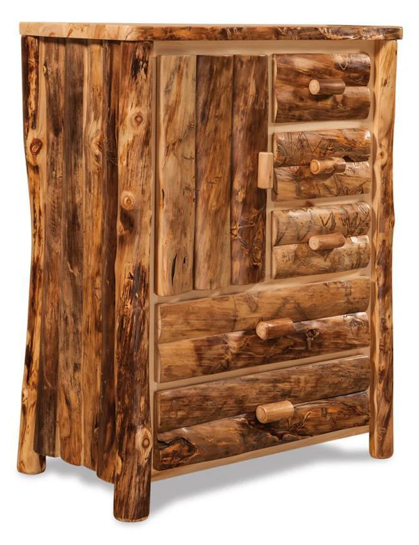 Log Wardrobe Authentic Amish Armoires & Wardrobes | DutchCrafters