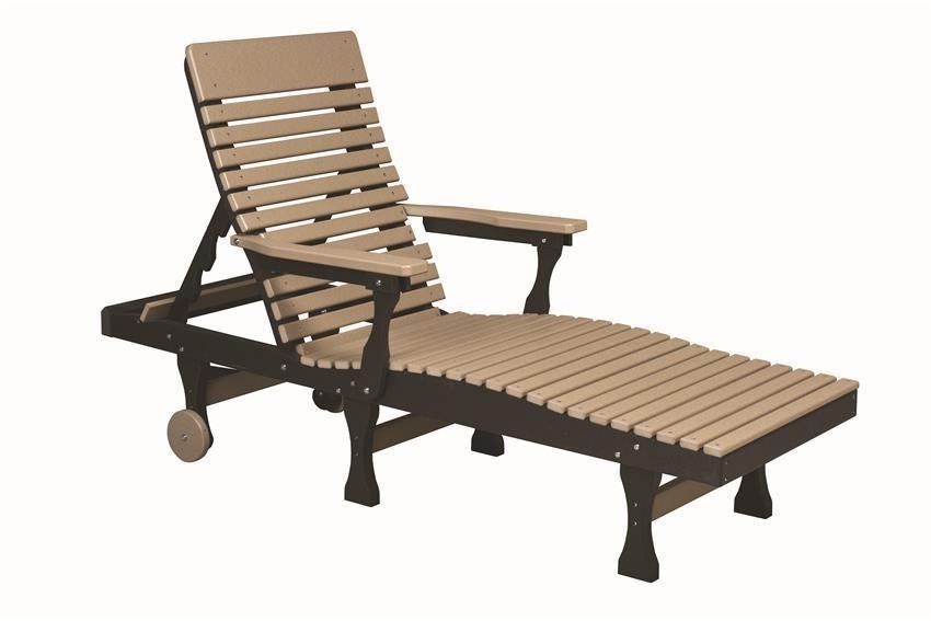Berlin Gardens CasualBack Poly Chaise Lounge from DutchCrafters