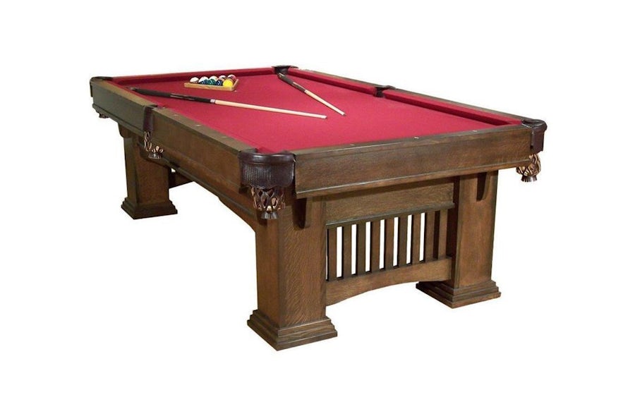 Handcrafted Classic Mission Pool Table from DutchCrafters Amish